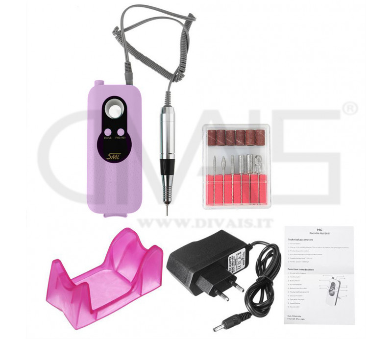 Fresa Unghie Portatile 35000 giri Manicure Pedicure