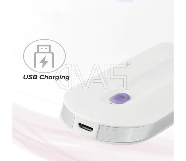Depilatore elettrico donna con diodi led ricaricabile