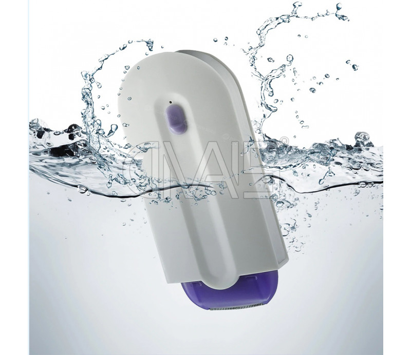 Depilatore elettrico donna con diodi led ricaricabile