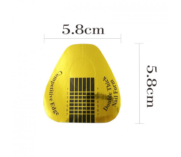 Cartine Nail Ovoidali 500pz