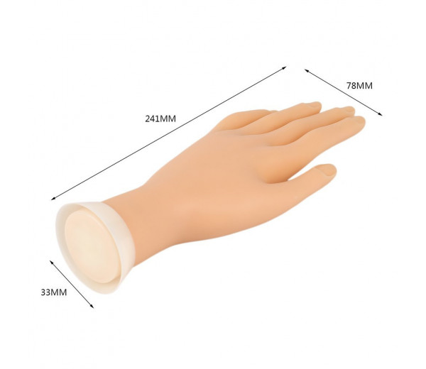Mano Finta Per esercitazioni Nail Ricostruzione