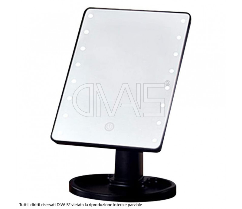Specchio makeup da scrivania 16 led