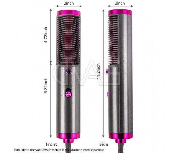 Piastra Asciugacapelli 2in1 800W