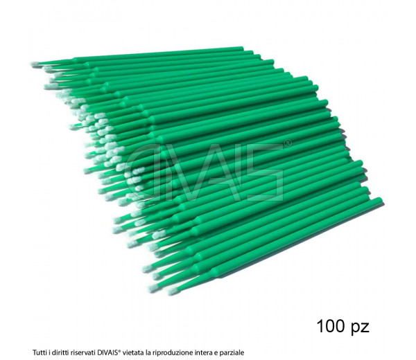 Bastoncini di cotone in punta per colla 100pz
