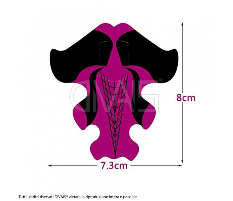 Cartine per ricostruzione unghie 500pz