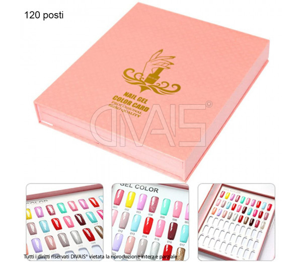 Libro espositore rosa 120 colori