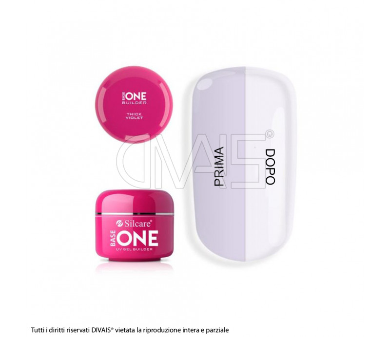 Gel Base One Violet Thick 250g Monofasico Silcare