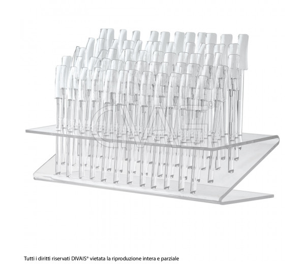Espositore 64 tips trasparente