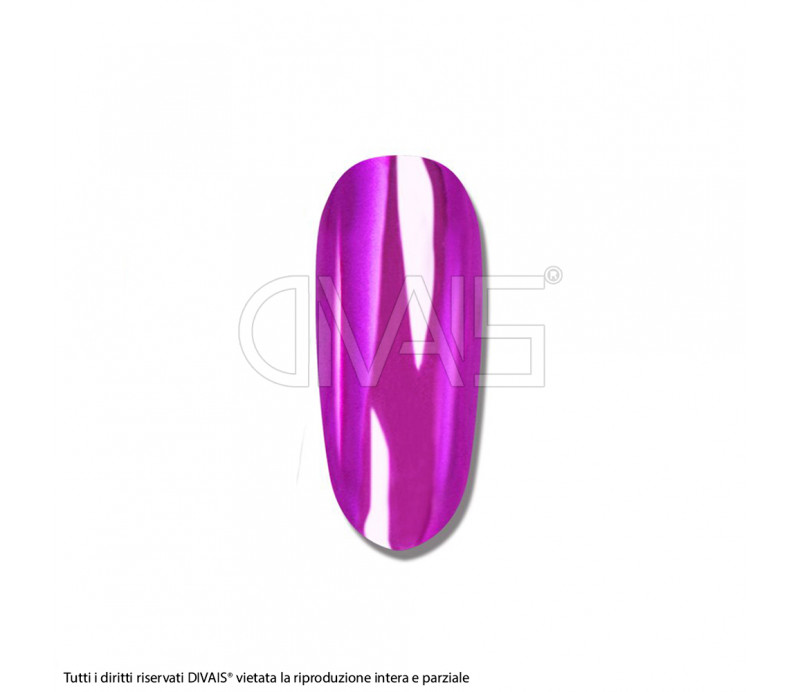 Polvere effetto specchio per unghie Violet
