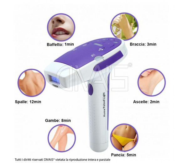 Epilatore luce pulsata