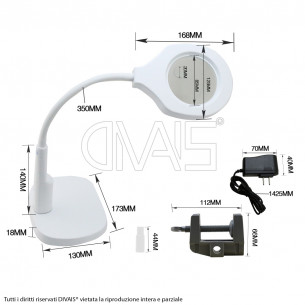 Lampada Da Tavolo LED con lente d'ingrandimento 2