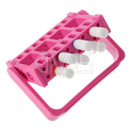 Porta Punte Nail 16 posti Rosa