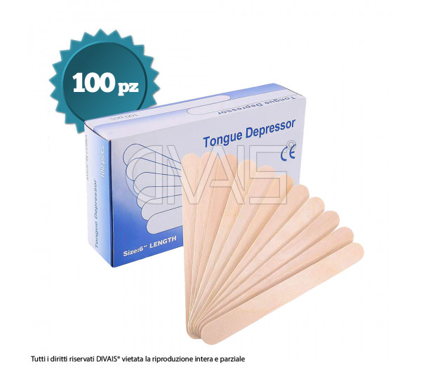 Spatole in legno 100 pezzi