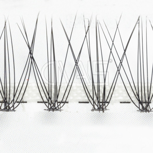 Ciglia finte a ciuffetti 12mm