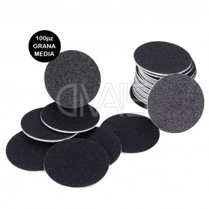 Dischi Abrasivi 35mm Adesivi Grana Media 100pz