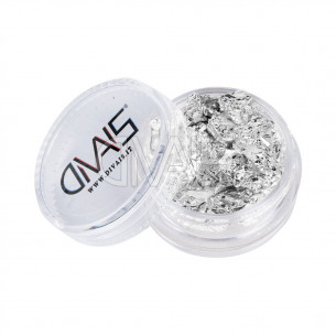 Foglia Argento  Per Decorazione Unghie