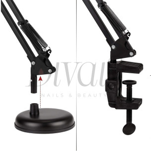 Lampada Estetista Pieghevole Con Base e Morsetto 2