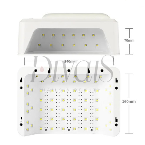 Lampada Uv-Led 72w Con Cuscino Poggiamano