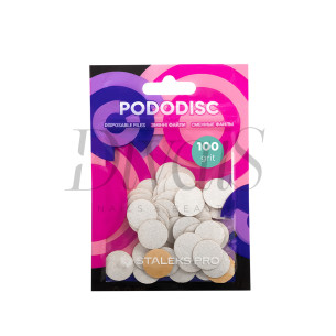 Dischi Abrasivi Adesivi STALEKS PODODISC misura S - Grana 100