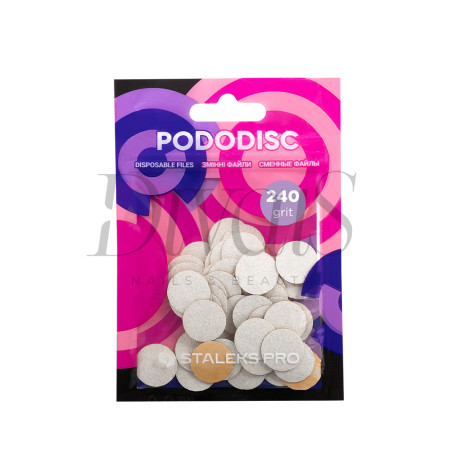 Dischi Abrasivi Adesivi STALEKS PODODISC misura S - Grana 240