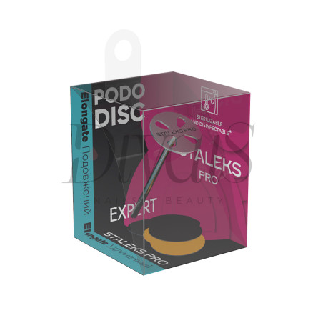 Punta Disco PODODISC misura S con 5 Dischi Abrasivi Grana 180 Gambo Lungo