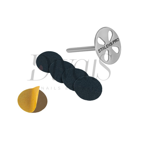 Punta Disco PODODISC misura L con 5 Dischi Abrasivi Grana 180 Gambo Lungo