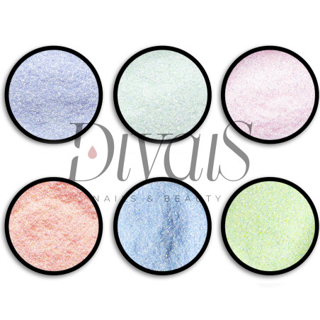 Mix Polveri Glitter Per Effetto Zucchero 12pz