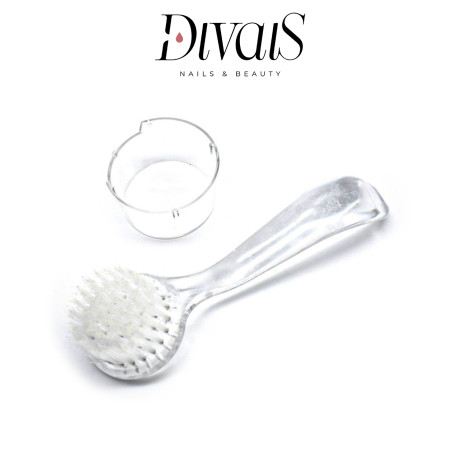 Spazzola Tonda Trasparente