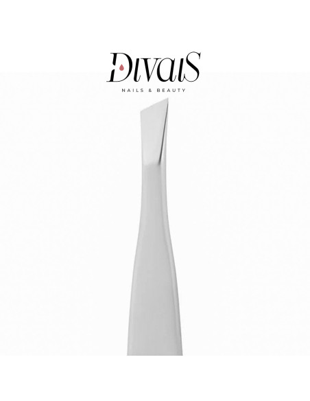 Pinzetta Punta Larga Inclinata Per Sopracciglia Professionale Staleks TE203