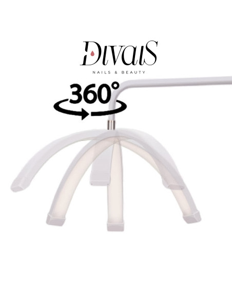 Lampada Da Pavimento Curva Moon Light Led Professionale